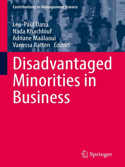 Title details for Disadvantaged Minorities in Business by Léo-Paul Dana - Available